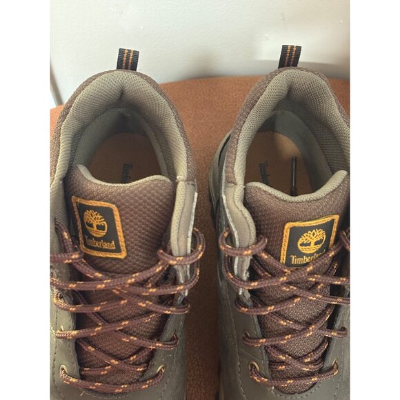 TIMBERLAND MT. MADDSEN BOYS YOUTH HIKING WATERPROOF MID TOP BOOTS SIZE 4 LACE UP - Picture 4 of 10